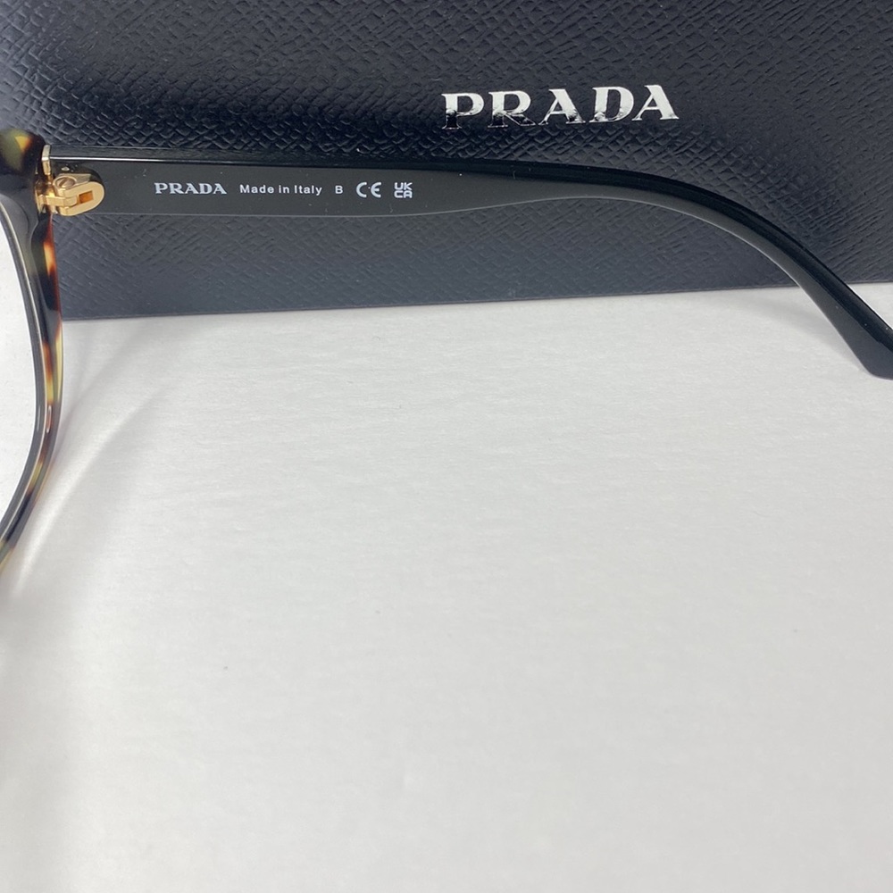 New Prada Sexy Women Black Havana Cat-Eye Eyeglasses - Picture 11 of 13